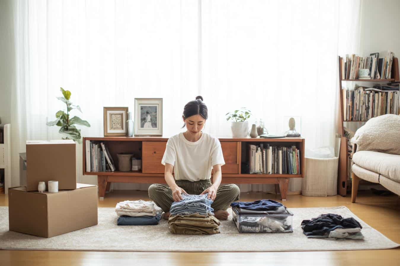 desencombrer maison methode konmari rangement