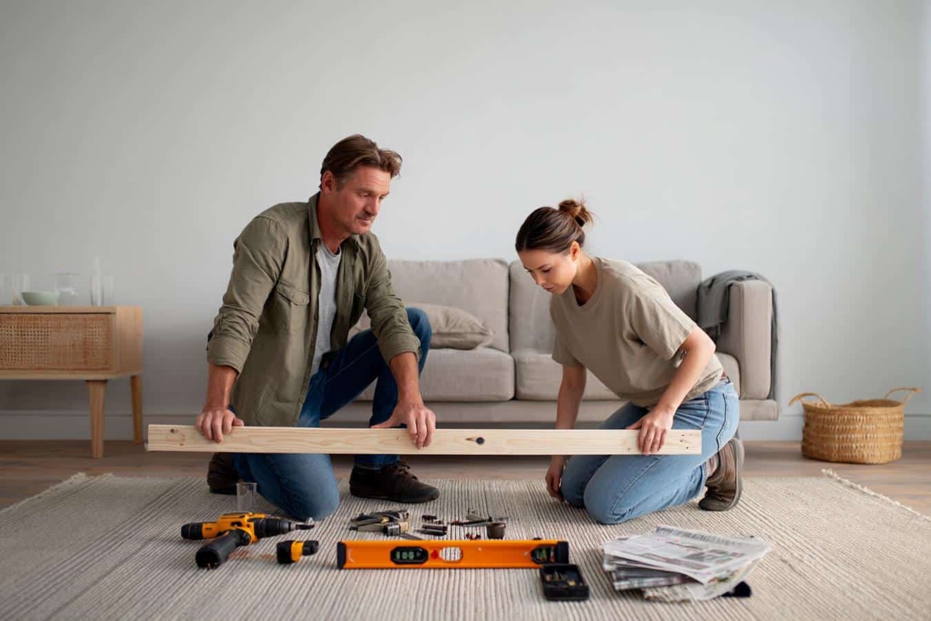 installer etagere murale de niveau
