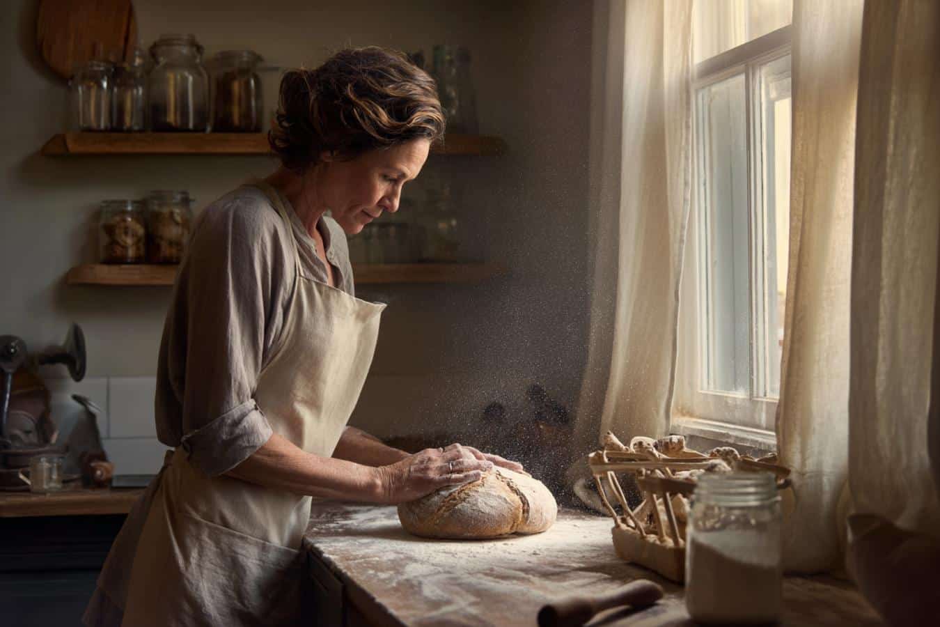pain au levain maison croustillant