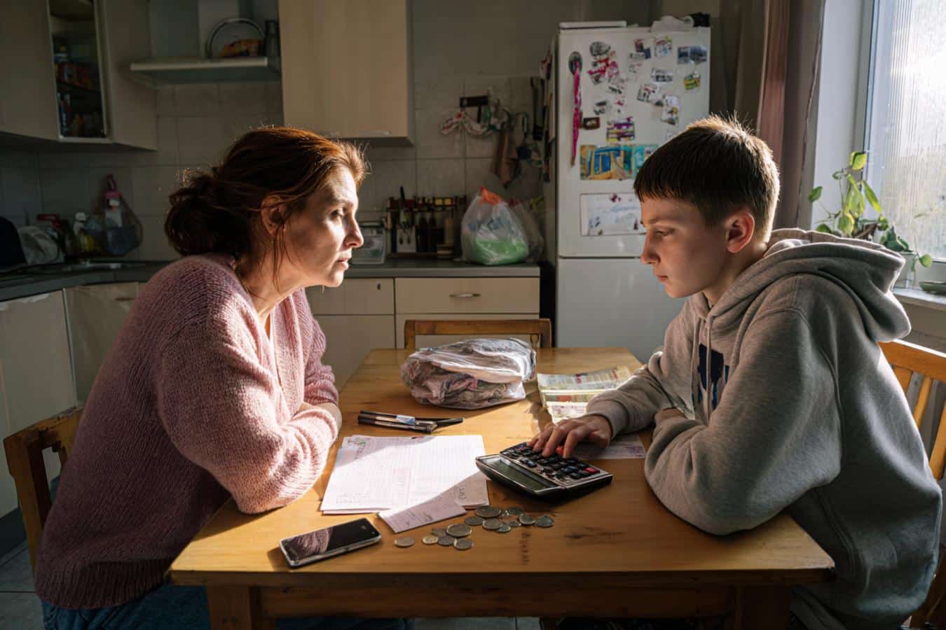 parler argent avec adolescent