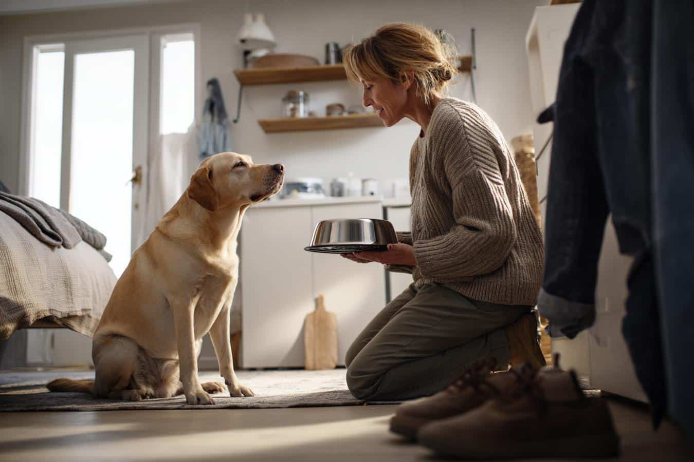quantite nourriture chien adulte gamelle