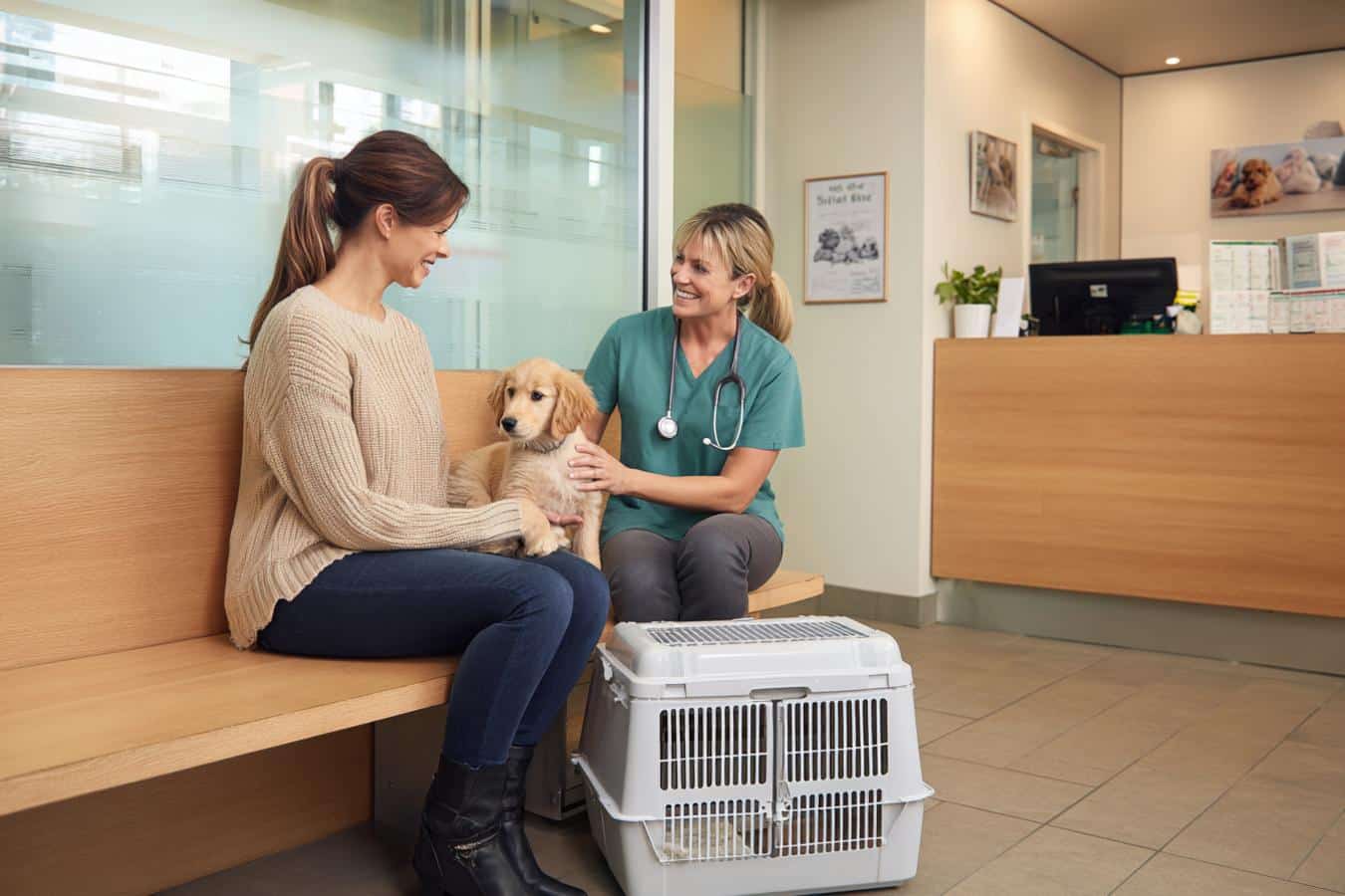 vaccins chiot photo veterinaire injection